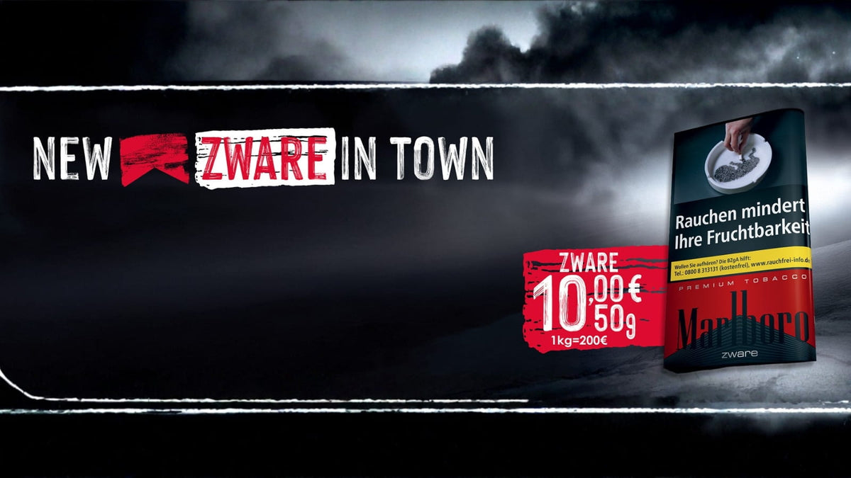 Marlboro Zware 50g Neuheit – dunkler Marlboro Drehtabak zum attraktiven Preis
