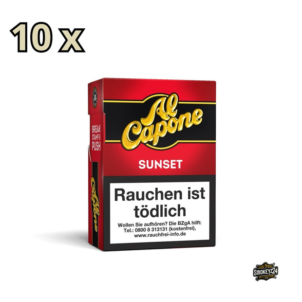 Al Capone Pockets Sunset Filter 10x18er – Seitenansicht mit Hinweis auf gedippten Filter und Pocket-Design