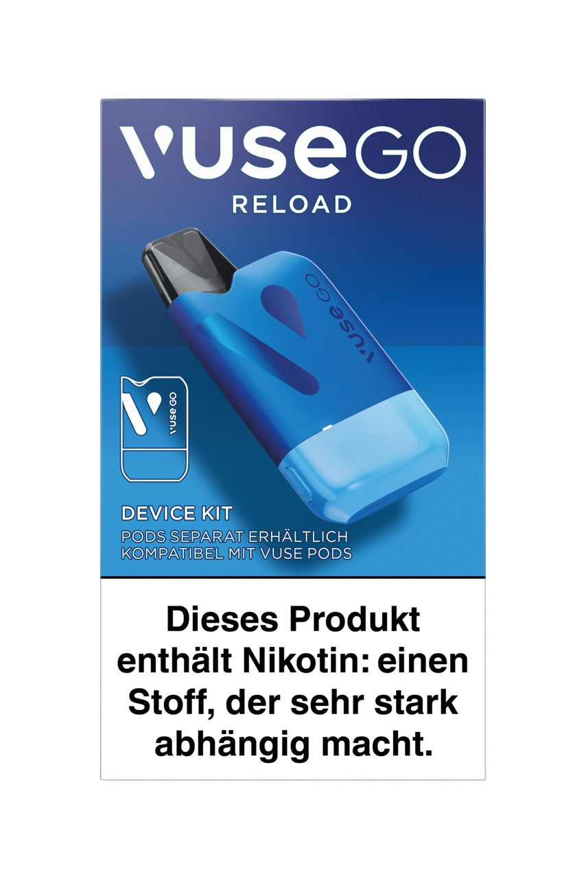 Vuse Go Reload Device Blau Verpackung front