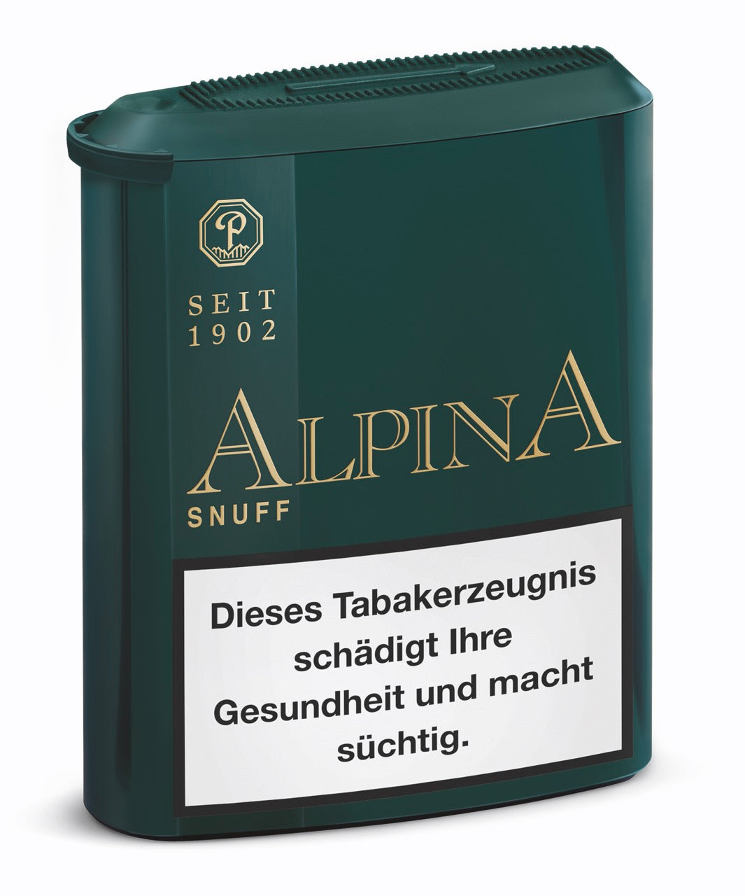 Alpina Snuff Schnupftabak – 10g Box mit fruchtigem Waldbeeraroma und erfrischender Menthol-Note von Pöschl.