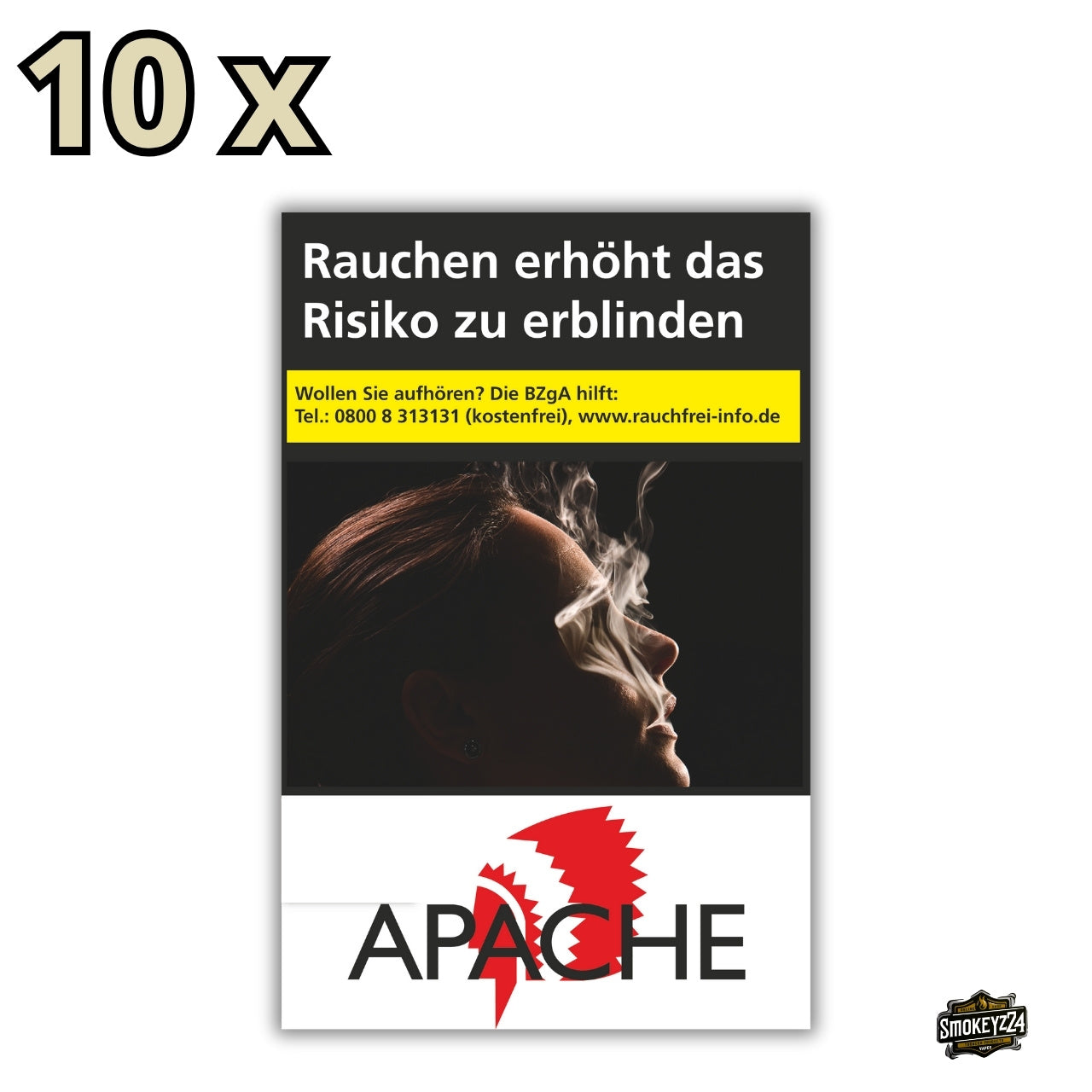 Apache Original Zigaretten Stange 10x20 - Schachtel frontal