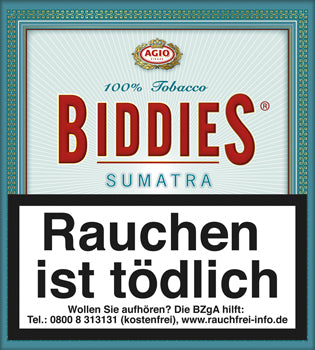 Agio Biddies Sumatra Cigarillos 20er Schachtel, milde Zigarillos mit Sumatra-Deckblatt, jetzt online kaufen