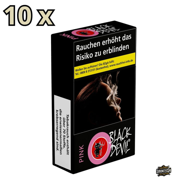 Black Devil Pink Zigaretten – Stange 10x20, Schachtel frontal