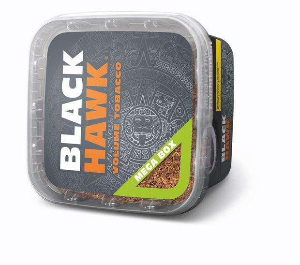 Black Hawk Volumentabak 230g Box – starker Stopftabak im American Blend für Vielraucher, extra ergiebig und einfach zu stopfen