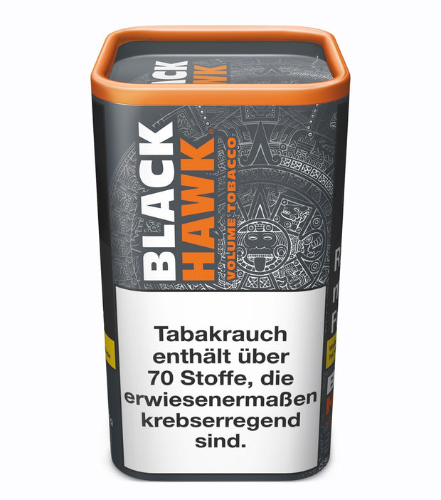 Black Hawk Volumentabak 90g Dose – starker American Blend Stopftabak mit nachhaltiger Kartonverpackung und Frischeschutz