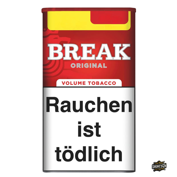 Break Original Red Stopftabak 85g Dose, Volumentabak rot, frontal fotografiert