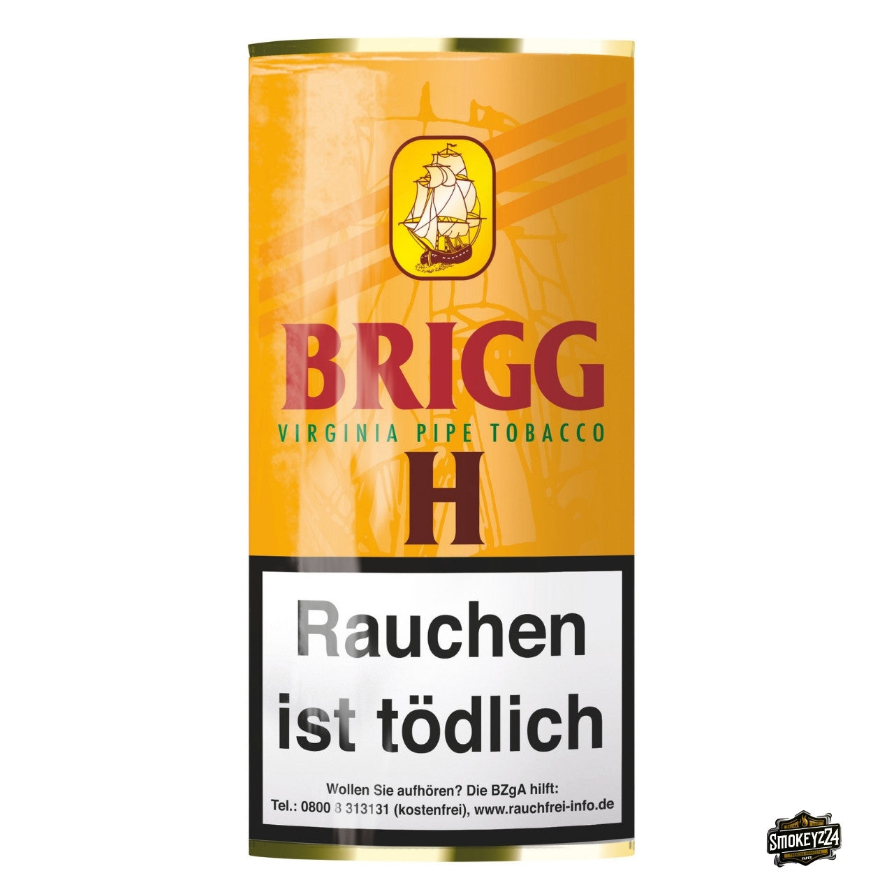 Brigg H Pfeifentabak 40g Pouch mit Honigmelonen-Aroma