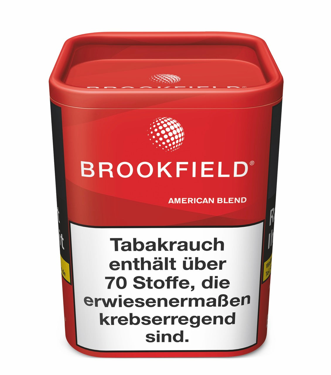 Brookfield American Blend Feinschnitt Tabak 120g Dose – hochwertiger Zigarettentabak zum Drehen & Stopfen mit ausgewogenem Aroma