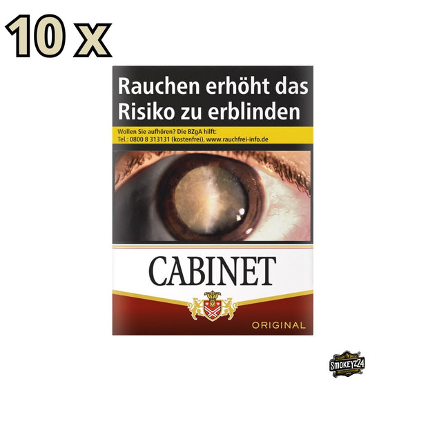 Verpackung der Cabinet Original Zigaretten Stange mit 10 Schachteln à 20 Stück im klassischen Design.