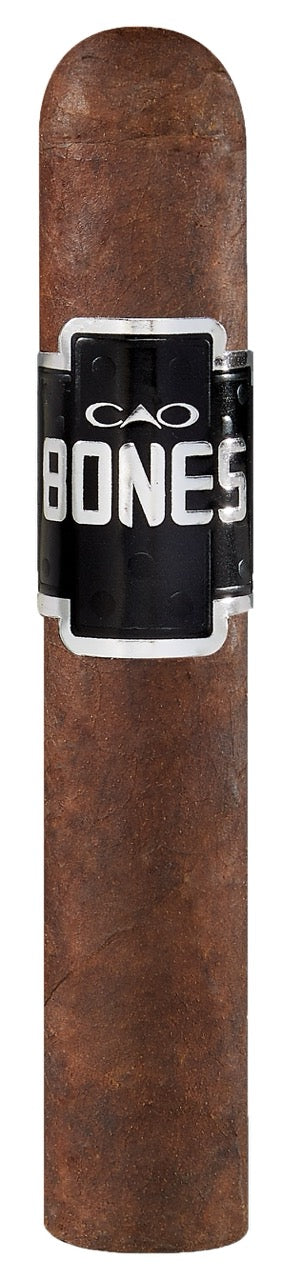CAO Bones Chicken Foot Zigarre, mittelgroßes Format, dunkles Connecticut Broadleaf Deckblatt