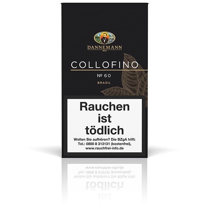 Dannemann Collofino Brasil Zigarren – 5er Packung mit Mata Fina Deckblatt im Panatella-Format für würzigen Rauchgenuss
