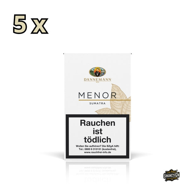 Dannemann Menor Zigarillos 5x5er – aromatische Cigarillos im Senoritas-Format im praktischen Vorratspack.