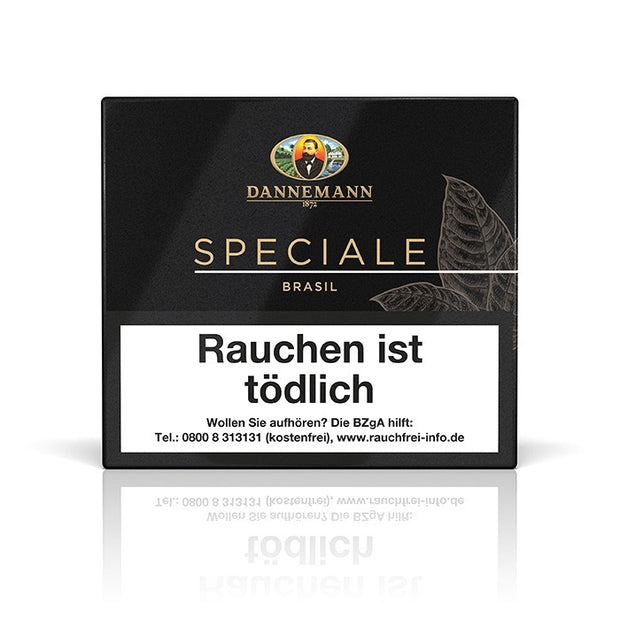 Dannemann Speciale Brasil Zigarillos 20er – kräftiger Klassiker mit Mata Fina Deckblatt, intensives Aroma ohne Filter.