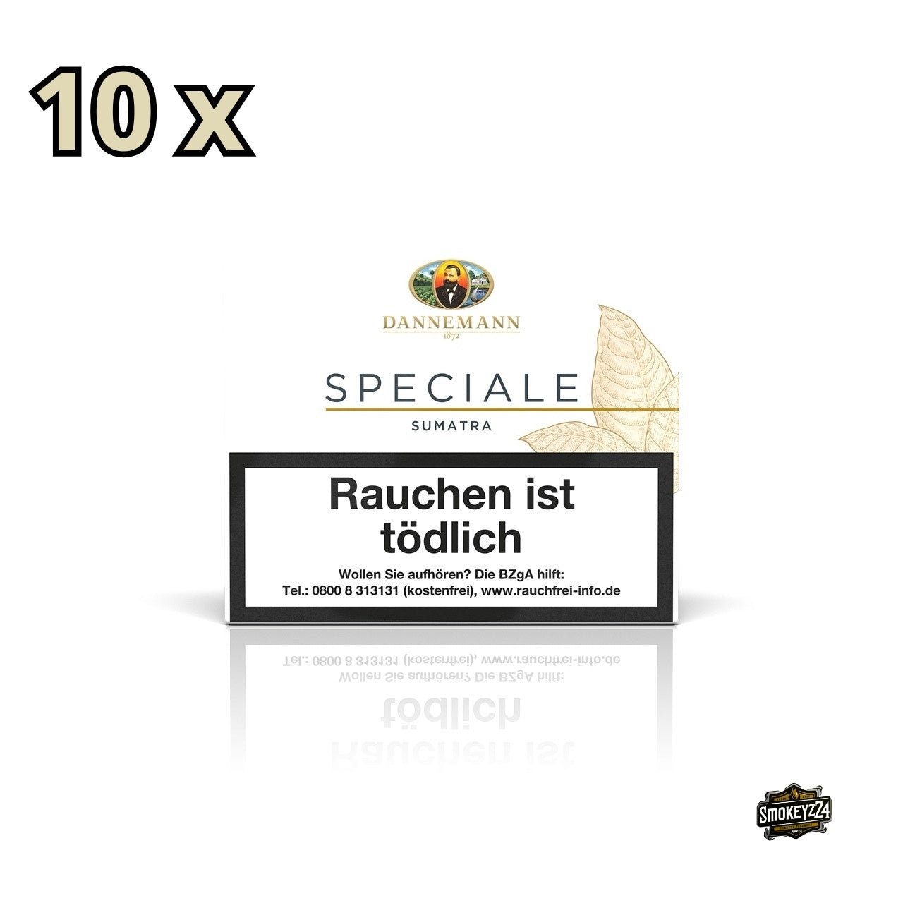 Dannemann Speciale Sumatra Zigarillos 10x20er – aromatischer Vorratspack für intensiven, vollmundigen Cigarillogenuss.