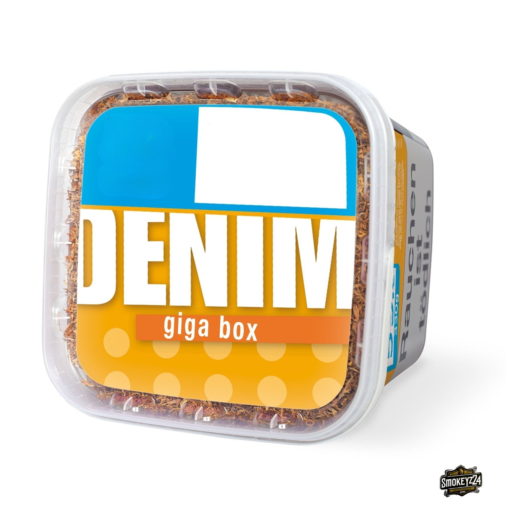 Denim Volumen Stopftabak 315g Giga Box – kräftiger und ergiebiger Stopftabak im American Blend Stil für selbstgestopfte Zigaretten