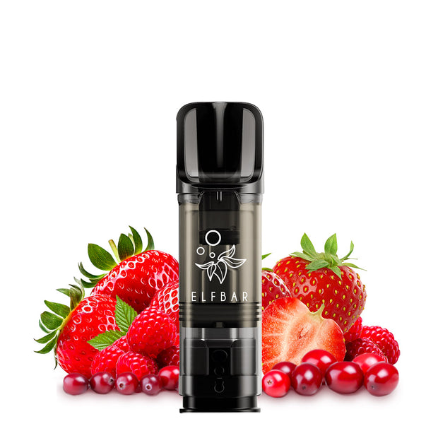 Elfbar ELFA Triple Berries Pods mit gemischten Beeren als Geschmacksmotiv