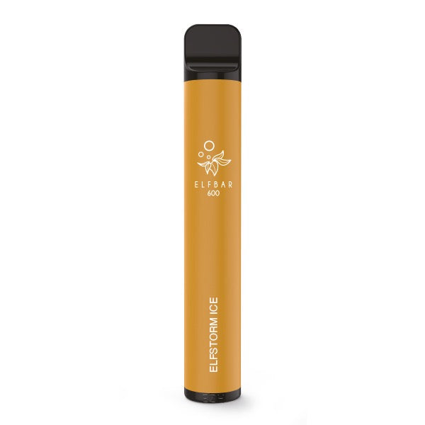 Elfbar V1 600 Elfstorm Ice 20mg – kompakte Einweg-Vape mit bis zu 600 Zügen.