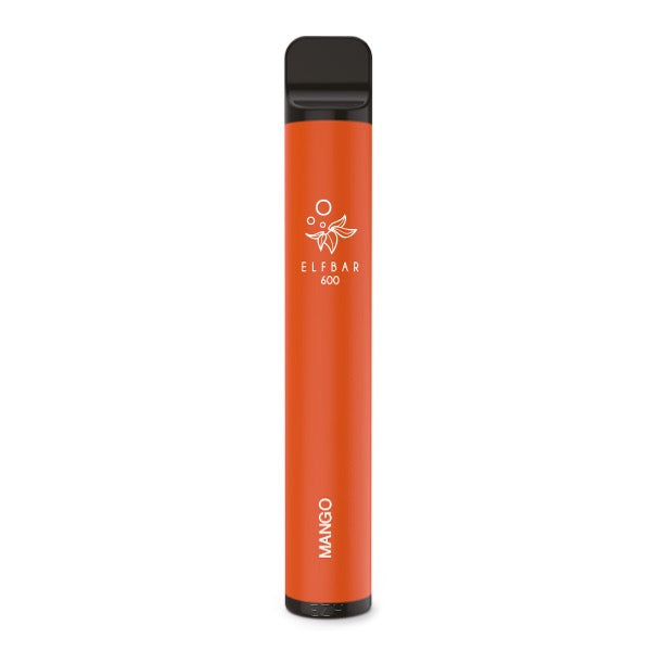 Elfbar V1 600 Mango 20mg – handliche Einweg-Vape mit süß-saftigem Mango-Aroma.