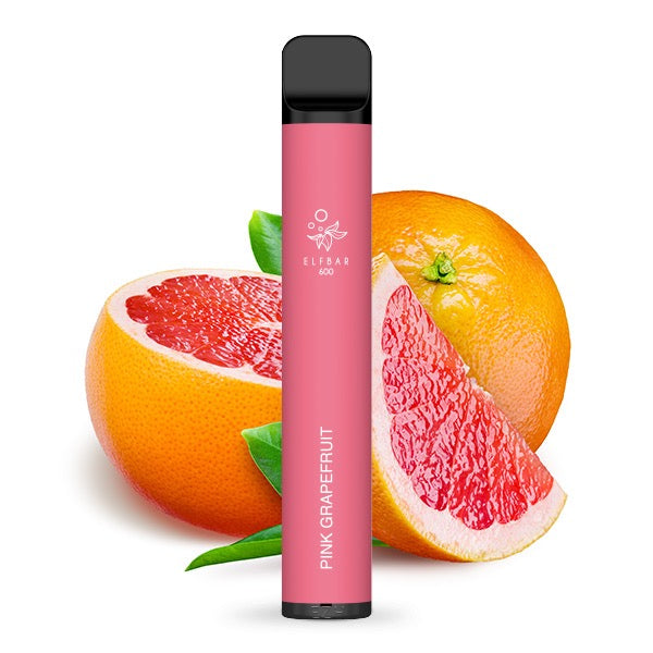 Elfbar V1 600 – Frischer Geschmack von spritziger Pink Grapefruit für einzigartiges Dampferlebnis.