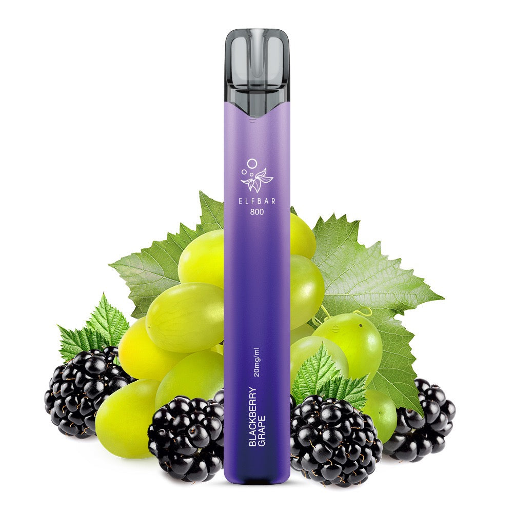 Elfbar 800 Blackberry Grape 20mg Einweg Vape mit Brombeeren und Trauben