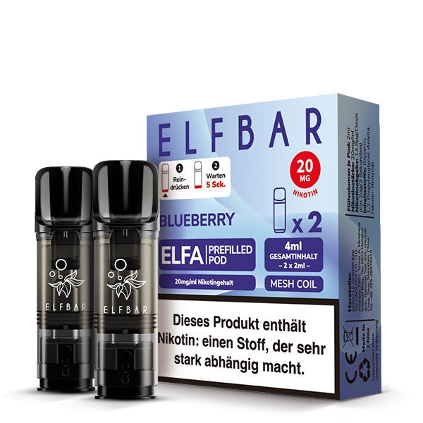 Elfa Pods Blueberry 20mg – Reiner, süßer Blaubeer-Geschmack