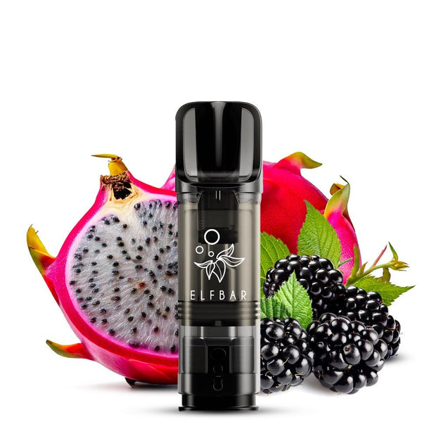 ELFA Pod Dragon Fruit Blackberry vor Drachenfrucht und Brombeeren – exotisch-beeriger Geschmack (20 mg).