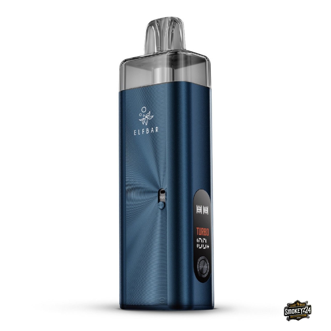 Elfbar ELFX MEGA Kit in Navy Blau - Gerät einzeln mit Display, Airflow-Regler und Zugautomatik