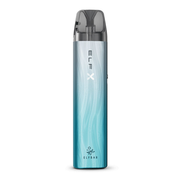 Elfbar ELFX Refillable Kit - Silver Blue Gerät ohne Verpackung