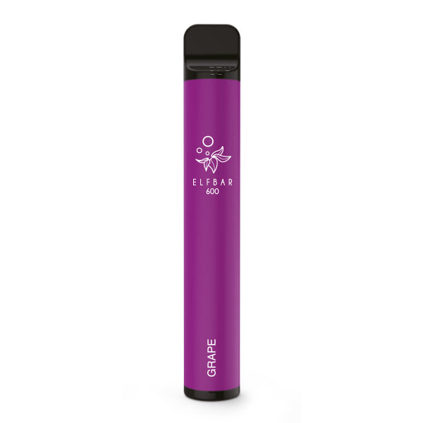 Freigestellte Elfbar 600 V1 Grape Einweg-E-Zigarette
