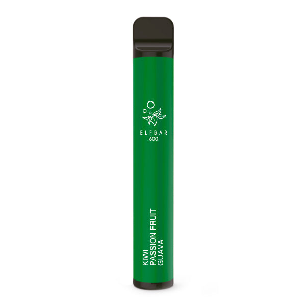 Freigestellte Elfbar Kiwi Passionfruit Guava Einweg-E-Zigarette