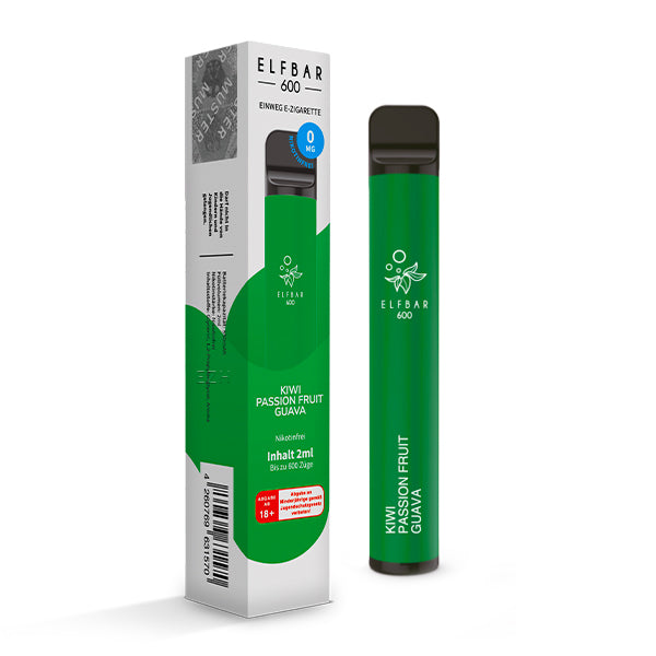 Elfbar Kiwi Passionfruit Guava Vape mit Verpackung