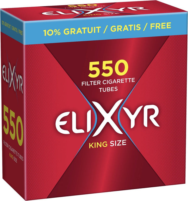 Elixyr Red Filterhülsen - 1x550 Stk. - Smokeyz24