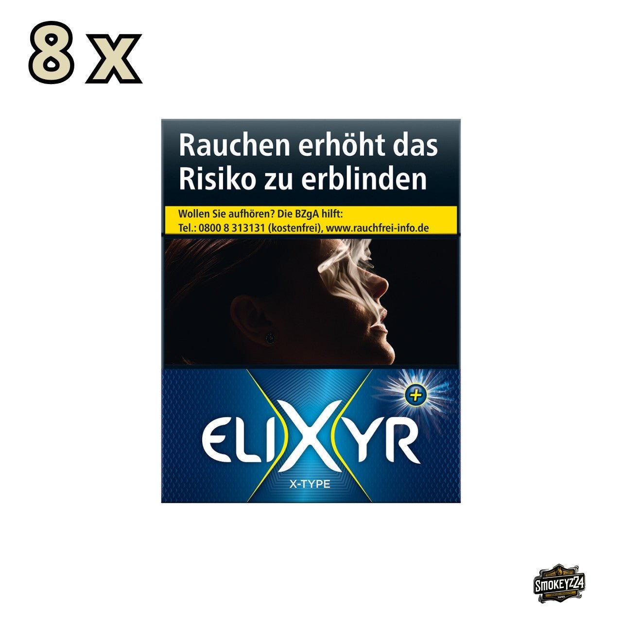 Elixyr + X - Type Zigaretten - Stange 8x24 Stk. - Smokeyz24