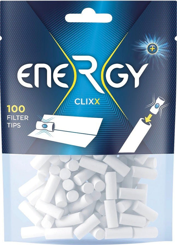 Energy + Filter Tips Clixx (Elixyr) - 1x100 Stk. - Smokeyz24