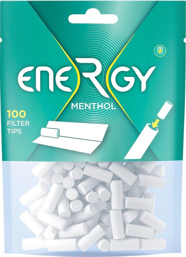 Energy + Menthol Filter Tips (Elixyr) - 1x100 Stk. - Smokeyz24