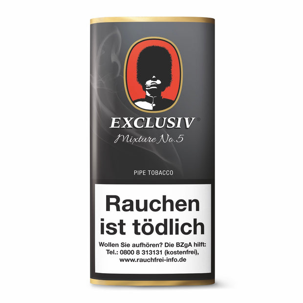 Exclusiv Mixture No.5 Whisky Pfeifentabak 50g – Kräftige English Mixture mit Original Scotch Whisky und pfeifenfertigem Ready Cut.