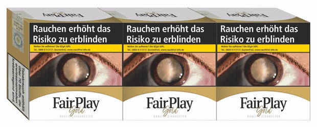 Fair Play Gold Zigaretten Hercules - Stange 3x60 Stück - Smokeyz24