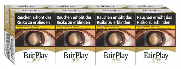 Fair Play Gold Zigaretten XXL - Stange 8x22 Stück - Smokeyz24