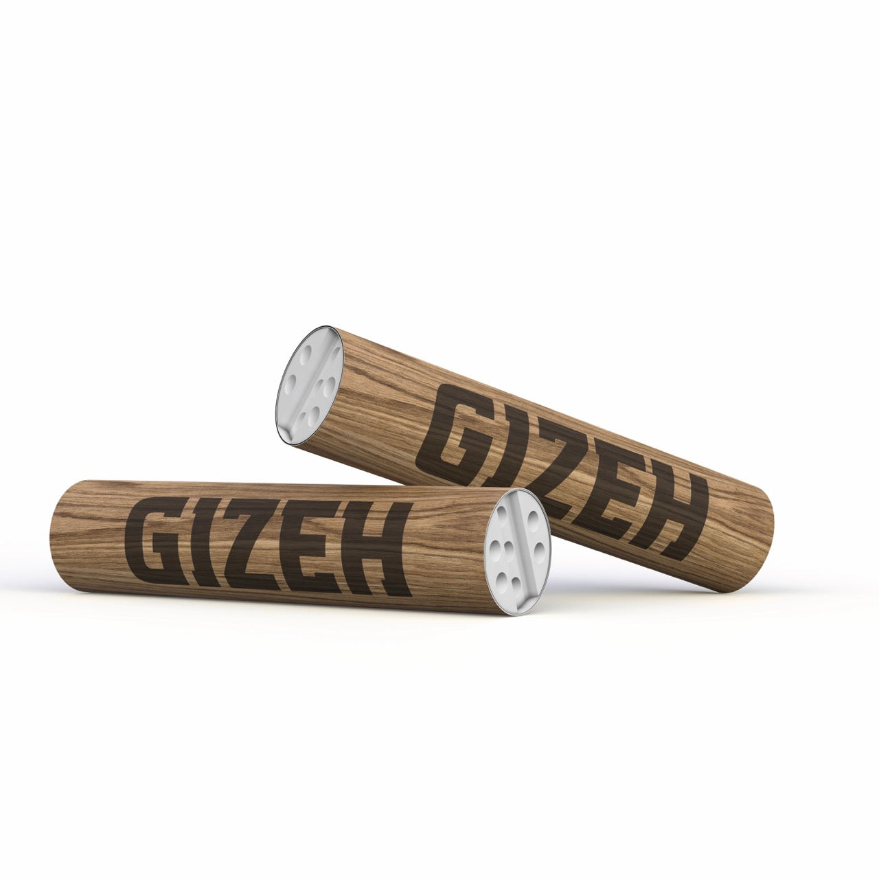 Zwei GIZEH Brown Active Filter 6mm, einzeln ausgepackt, übereinander liegend