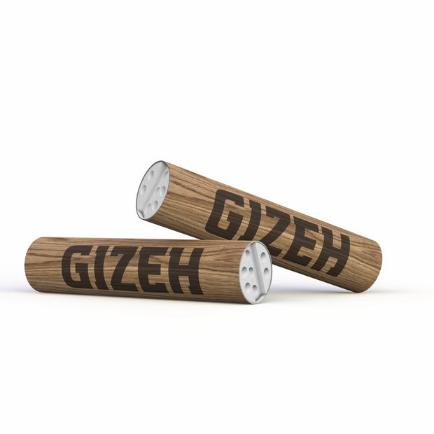 Zwei GIZEH Brown Active Filter 6mm, einzeln ausgepackt, übereinander liegend