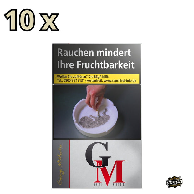 GM White Zigaretten Stange 10x20 Schachtel frontal