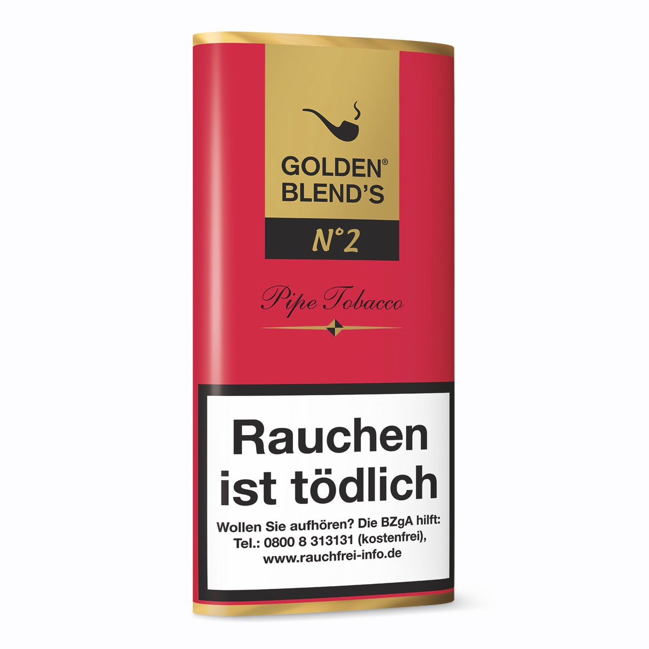 Golden Blends No.2 Black Cherry Pfeifentabak 50g – fruchtige Mischung aus Virginia-, Burley- und Black Cavendish-Tabaken im Wild Cut