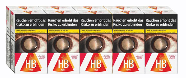 HB Classic Blend 100 er Zigaretten - Stange 10x20 Stück - Smokeyz24