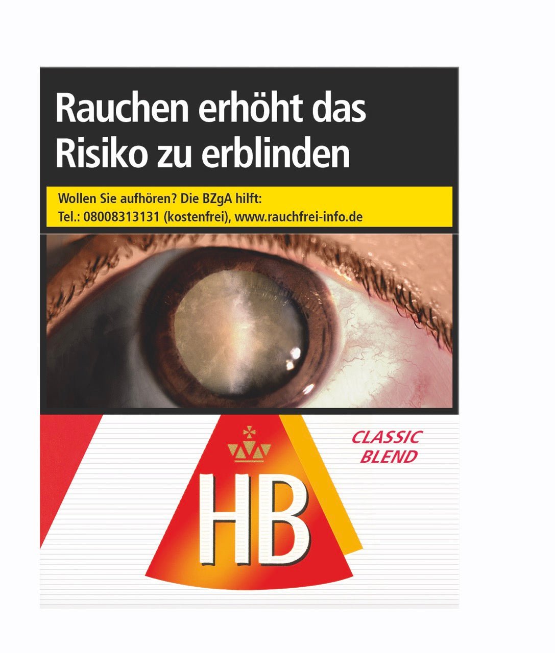 HB Classic Blend Zigaretten Giga - Stange 8x22 Stück - Smokeyz24