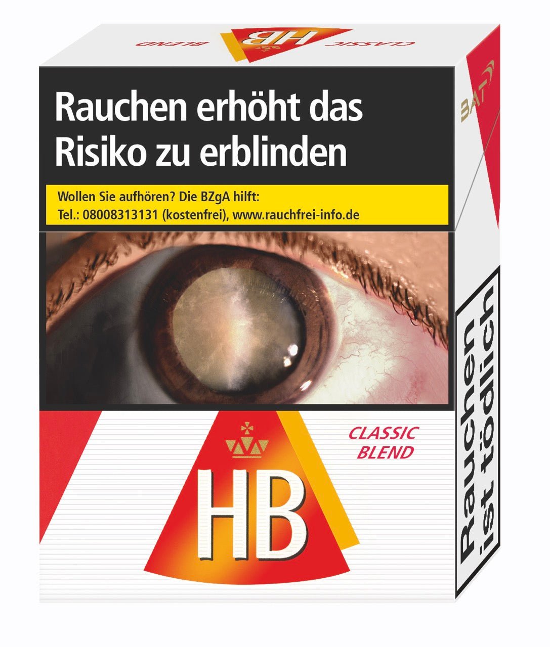 HB Classic Blend Zigaretten Giga - Stange 8x22 Stück - Smokeyz24