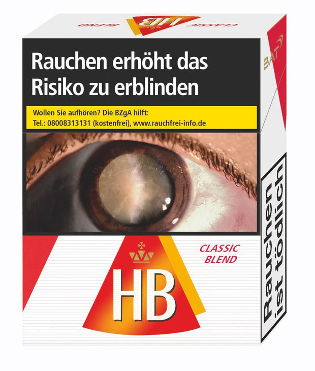 HB Classic Blend Zigaretten Giga - Stange 8x22 Stück - Smokeyz24