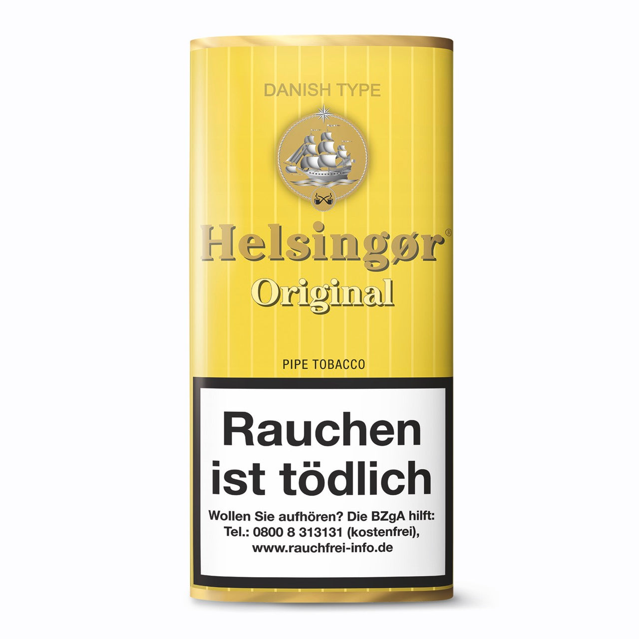 Helsingör Original Danish Type Pfeifentabak 50g – aromatische Danish Mischung mit Virginia-Tabak, Black Cavendish und Vanille-Aroma