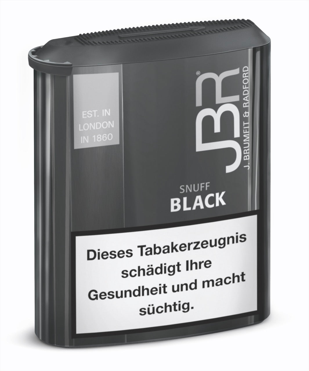 JBR Black Schnupftabak 10g – Menthol-Snuff mit Tonkabohne, Vanille & Lakritz, ideal für Einsteiger und Kenner