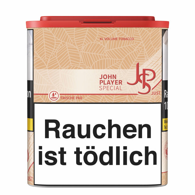 JPS Just Red XL Volumentabak 36g Dose in roter Verpackung ohne Zusatzstoffe