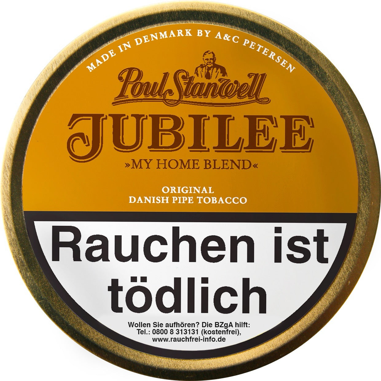 Stanwell Jubilee Pfeifentabak 100g Dose – klassischer, milder Loose Cut mit Vanillearoma, Mischung aus Virginia, Burley & Kentucky.